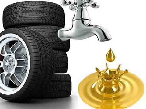 converting tyre to oil