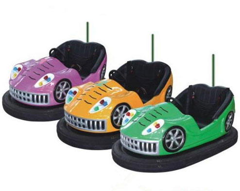 Ceiling grid electric bumper cars for funfair