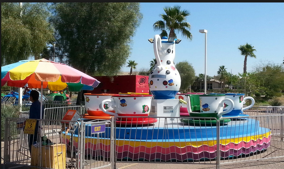 Amusement Park Tea Cup Rides