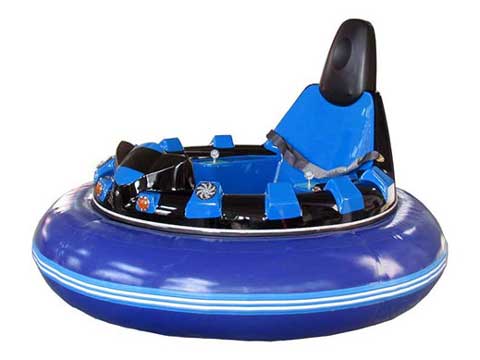 Blue Inflatable Bumper Cars