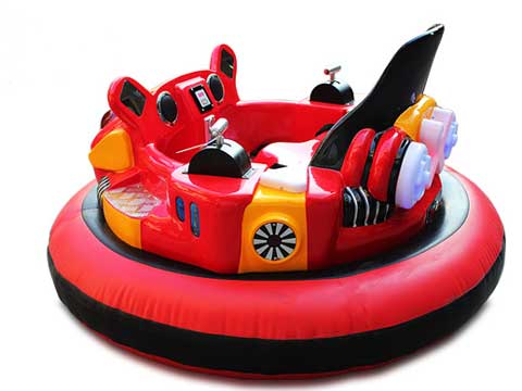 Red Inflatable Bumper Cars