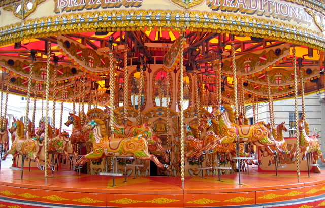 Carousel Ride for Family 