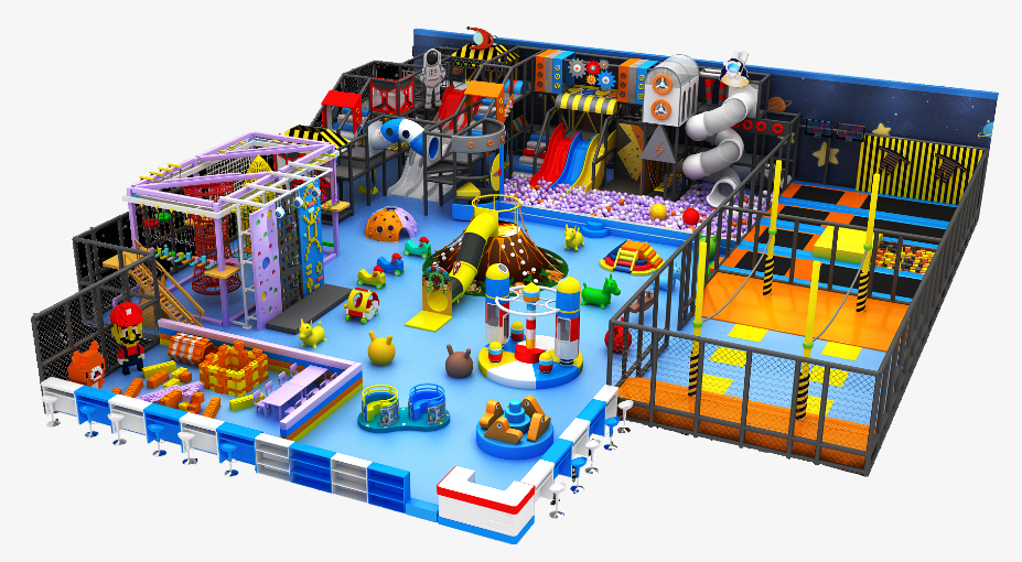 Large indoor playground equipment