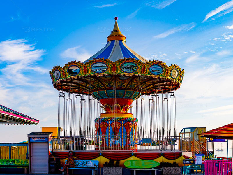 Fairground Swing Chair Rides in amusement parks
